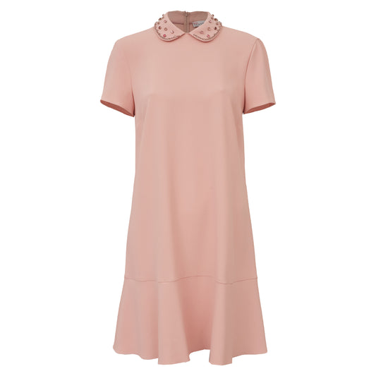 Vestido Red Valentino Rosa Claro Tam. 42 Br