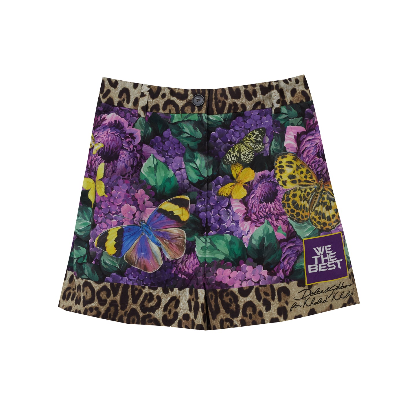 ⁠Conjunto Dolce & Gabbana Animal Print com Flores Tam.36 Br