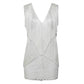 Vestido Tufi Duek Franjas Branco Tam P BR