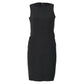Conjunto Vestido Burberry Com Casaquinho Preto Tam 36 BR