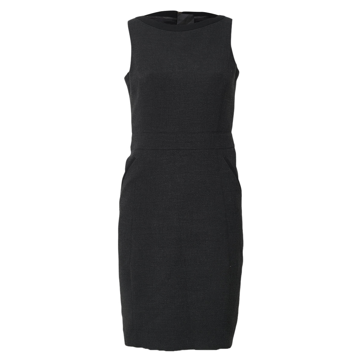 Conjunto Vestido Burberry Com Casaquinho Preto Tam 36 BR