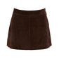 Saia Celine Suede Marrom Tam 36 Br