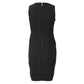 Conjunto Vestido Burberry Com Casaquinho Preto Tam 36 BR