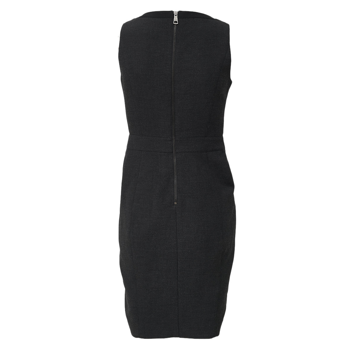 Conjunto Vestido Burberry Com Casaquinho Preto Tam 36 BR