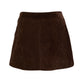 Saia Celine Suede Marrom Tam 36 Br