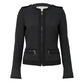 Conjunto Vestido Burberry Com Casaquinho Preto Tam 36 BR