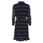 Vestido Tory Burch Estampa Florida Azul Tam 40 Br