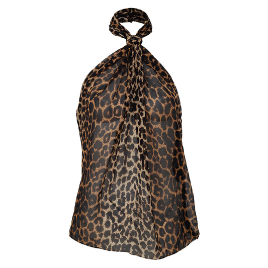 Blusa Saint Laurent Onça Tam PP Br