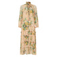 Vestido Zimmermann Estampa Floral Top Peach Tam 36 BR