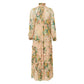 Vestido Zimmermann Estampa Floral Top Peach Tam 36 BR