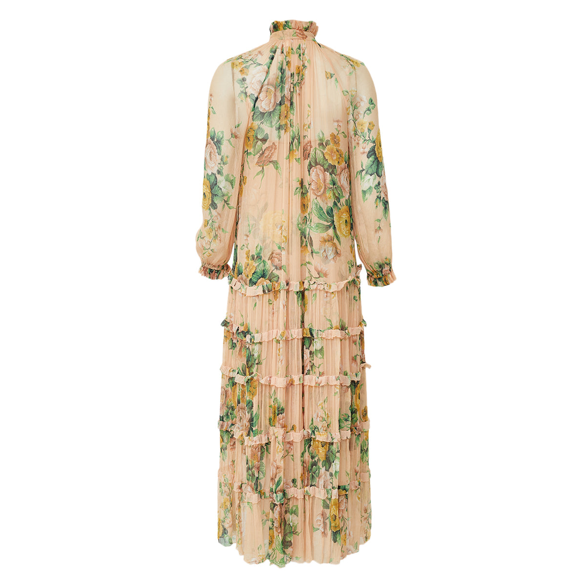 Vestido Zimmermann Estampa Floral Top Peach Tam 36 BR