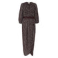 Vestido Paula Raia Roxo Costura Branca Tam 42 Br