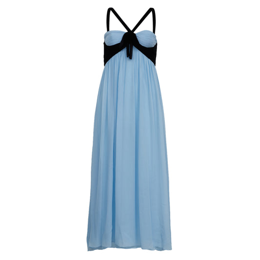 Vestido NK Azul e Preto Tam 40 BR