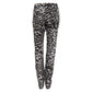 Calça Just Cavalli Preta e Cinza Tam 42 BR