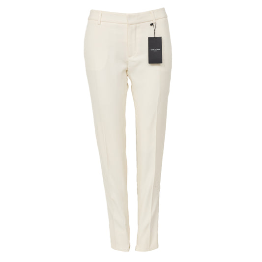 Calça Saint Laurent Branca Tam 36 Br