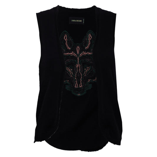 Colete Zadig&Voltaire Estampa Preto Tam M Br