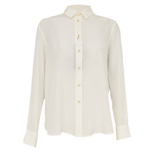Camisa Saint Laurent Branca Tam 36 Br