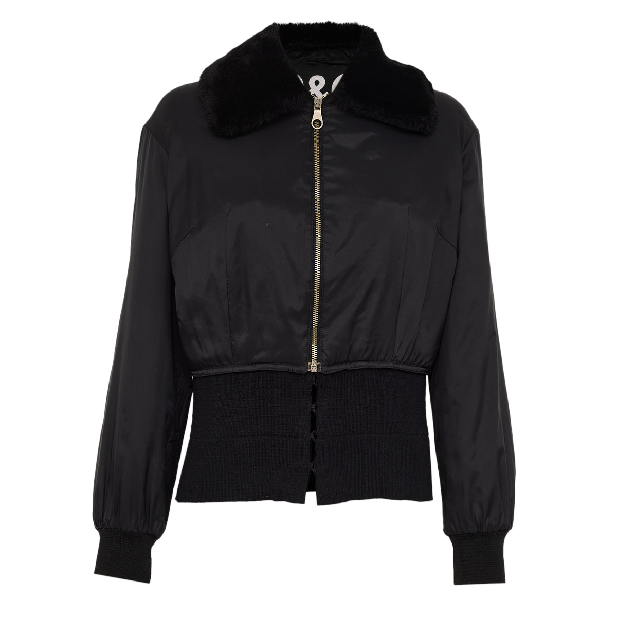 Casaco Dolce&Gabbana Preto Pelinho Tam 36 Br