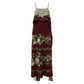 Vestido Double Estampa Vinho Tam G BR