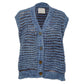 Colete Paula Raia Azul Croche Tam P Br