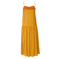 Vestido Paula Raia Amarelo Alçinha Tam 34 BR