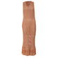 Vestido Mixed Tricot Com Franjas Tam PP BR