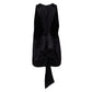 Blusa Saint Laurent Seda Preta Laço Tam M