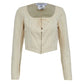 Blusa Givenchy Bege Corset Tam 36 Br
