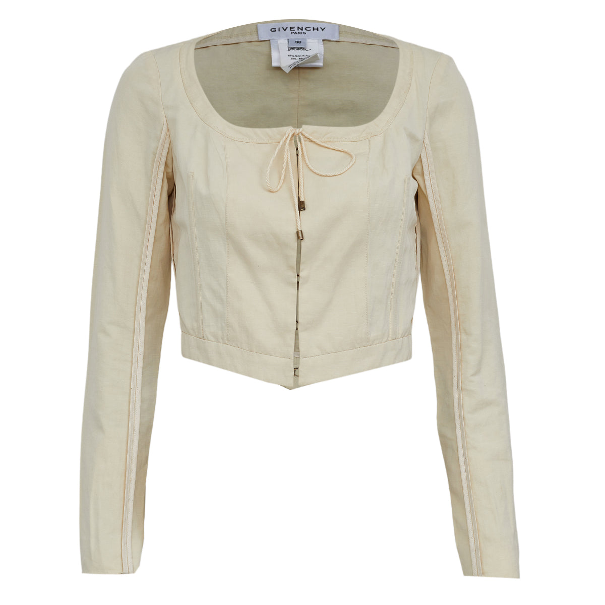 Blusa Givenchy Bege Corset Tam 36 Br