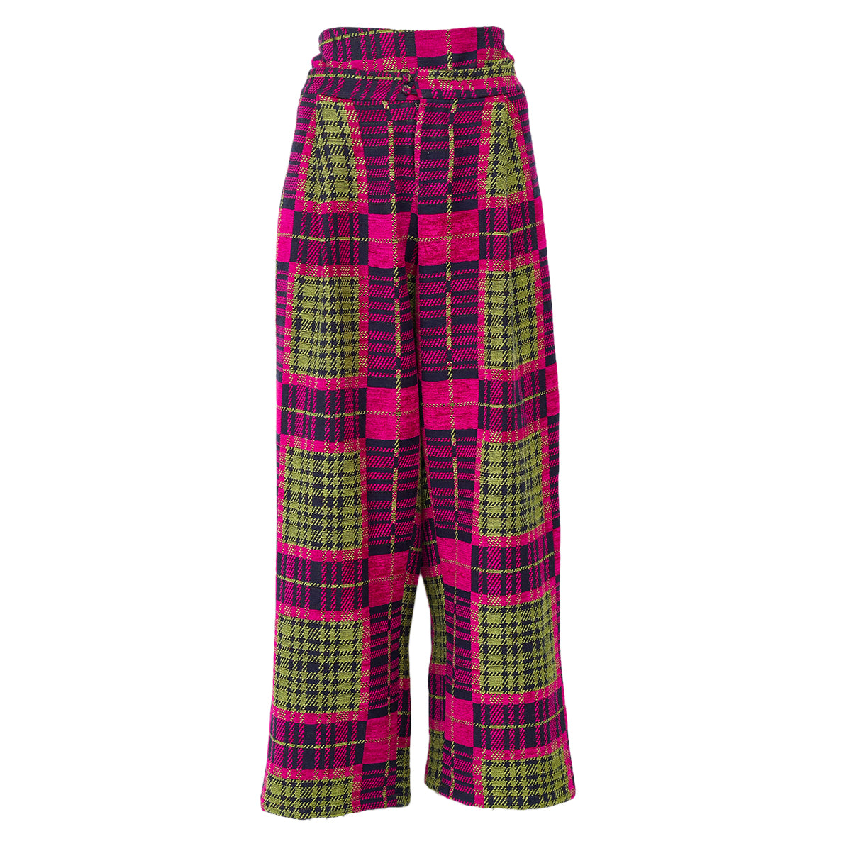 Conjunto Paula raia Tweed Rosa Xadrez Tam 36 BR