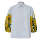 Camisa Paula Raia Estampa Xadrez Azul Tam 36 Br