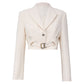 Conjunto Didolee Off-White Assimétrico Tam 36 Br