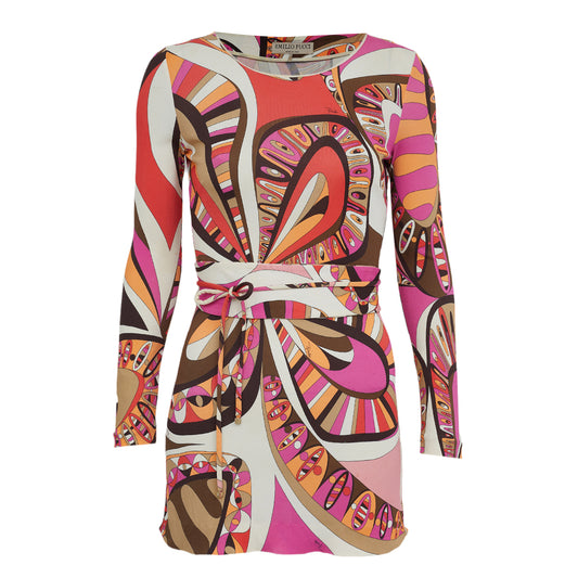 Vestido Emilio Pucci Colorido Tam. 34/36 Br