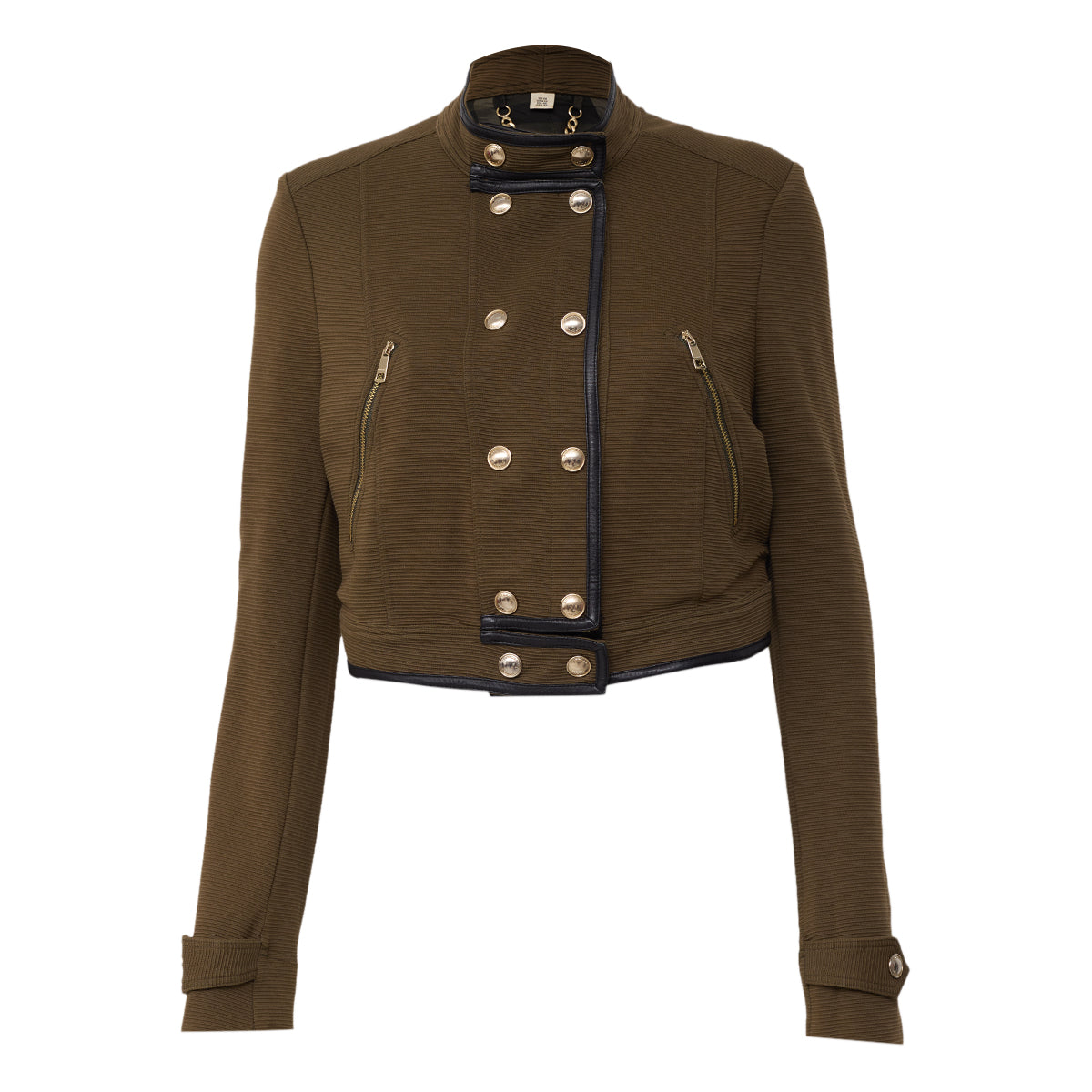 Casaco Burberry London Biker Jacket Verde Tam G BR