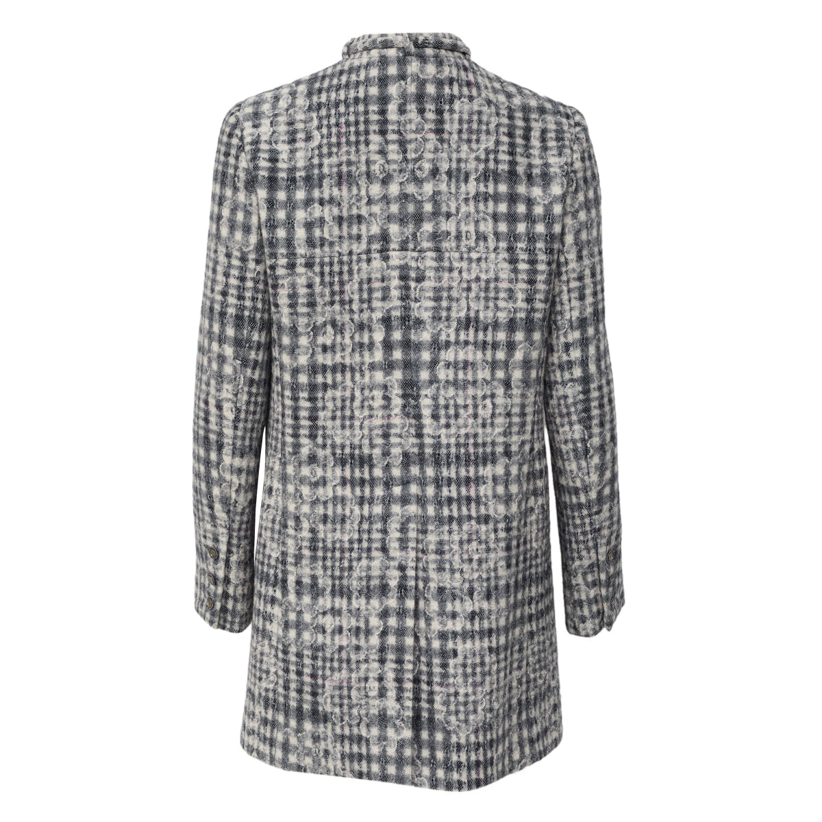 Casaco Chanel Tweed Azul Tam 40 Br
