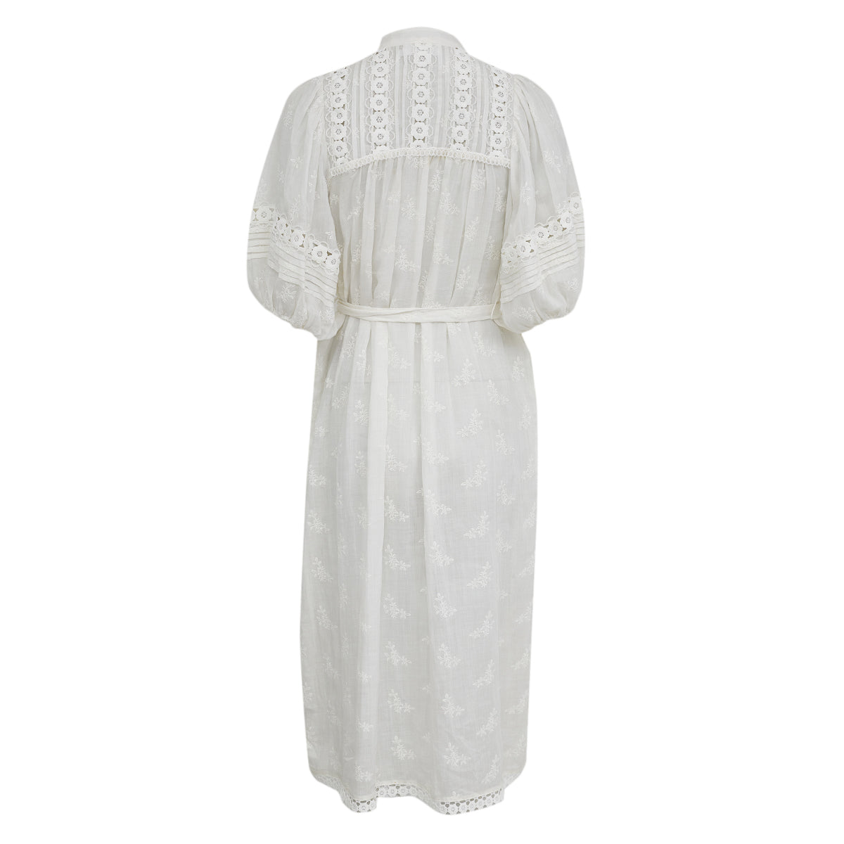 Vestido Zimmermann Branco Bordado Tam. 36 Br