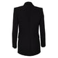 Blazer Saint Laurent Preto Detalhe Cetim Tam 36 Br