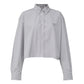 Camisa Miu Miu Cinza Tam 40 Br