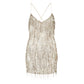Vestido Retrofête Pedraria Branco Tam PP BR