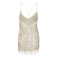 Vestido Retrofête Pedraria Branco Tam PP BR