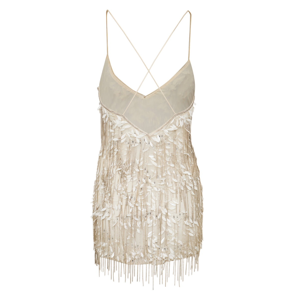 Vestido Retrofête Pedraria Branco Tam PP BR