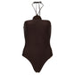 Conjunto Maio e Saia Adriana Degreas Marrom Tam P BR