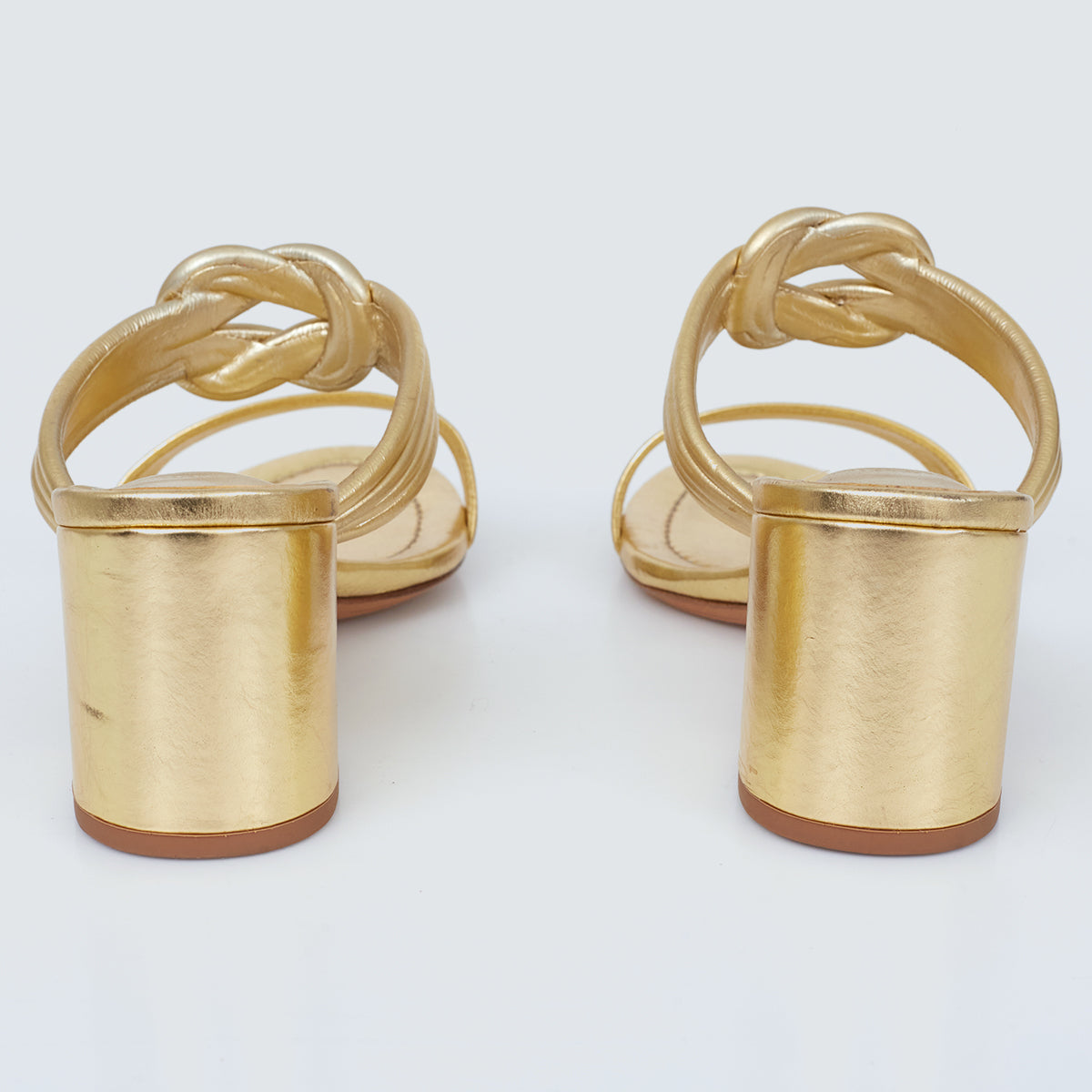 Sandália Alexandre Birman Dourada Tam. 40