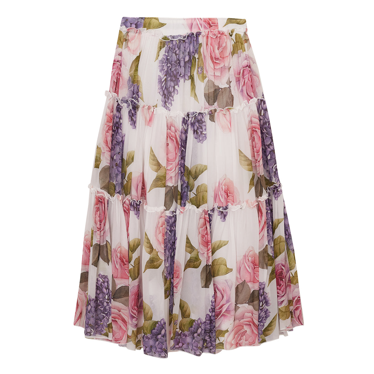 Saia Monnalisa Florida Infantil Tam. 10 Br