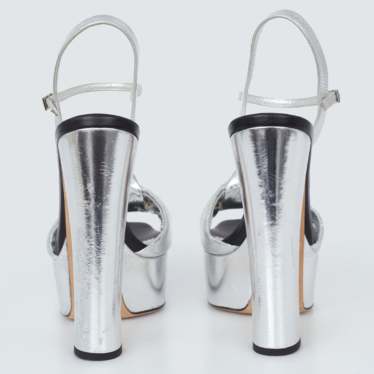 Sandália Giuseppe Zanotti Prata Tam. 39 Br