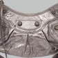Bolsa Balenciaga Le Cagole Prateada XS