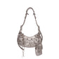 Bolsa Balenciaga Le Cagole Prateada XS