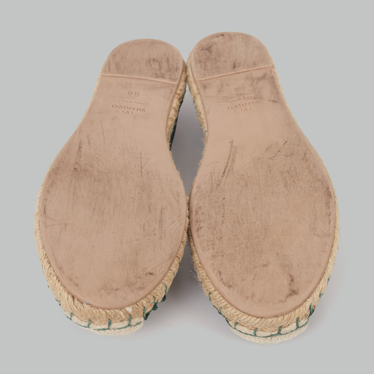 Espadrille Valentino Verde Bordada Tam. 39 Br