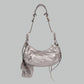 Bolsa Balenciaga Le Cagole Prateada XS