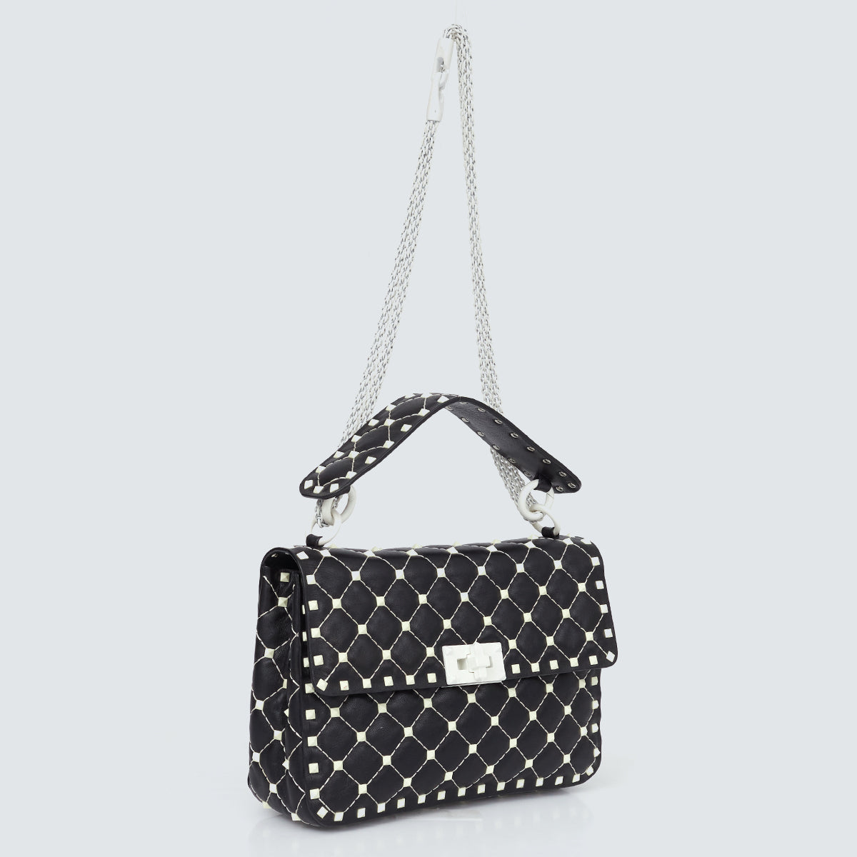 Bolsa Valentino Roman Stud Preta